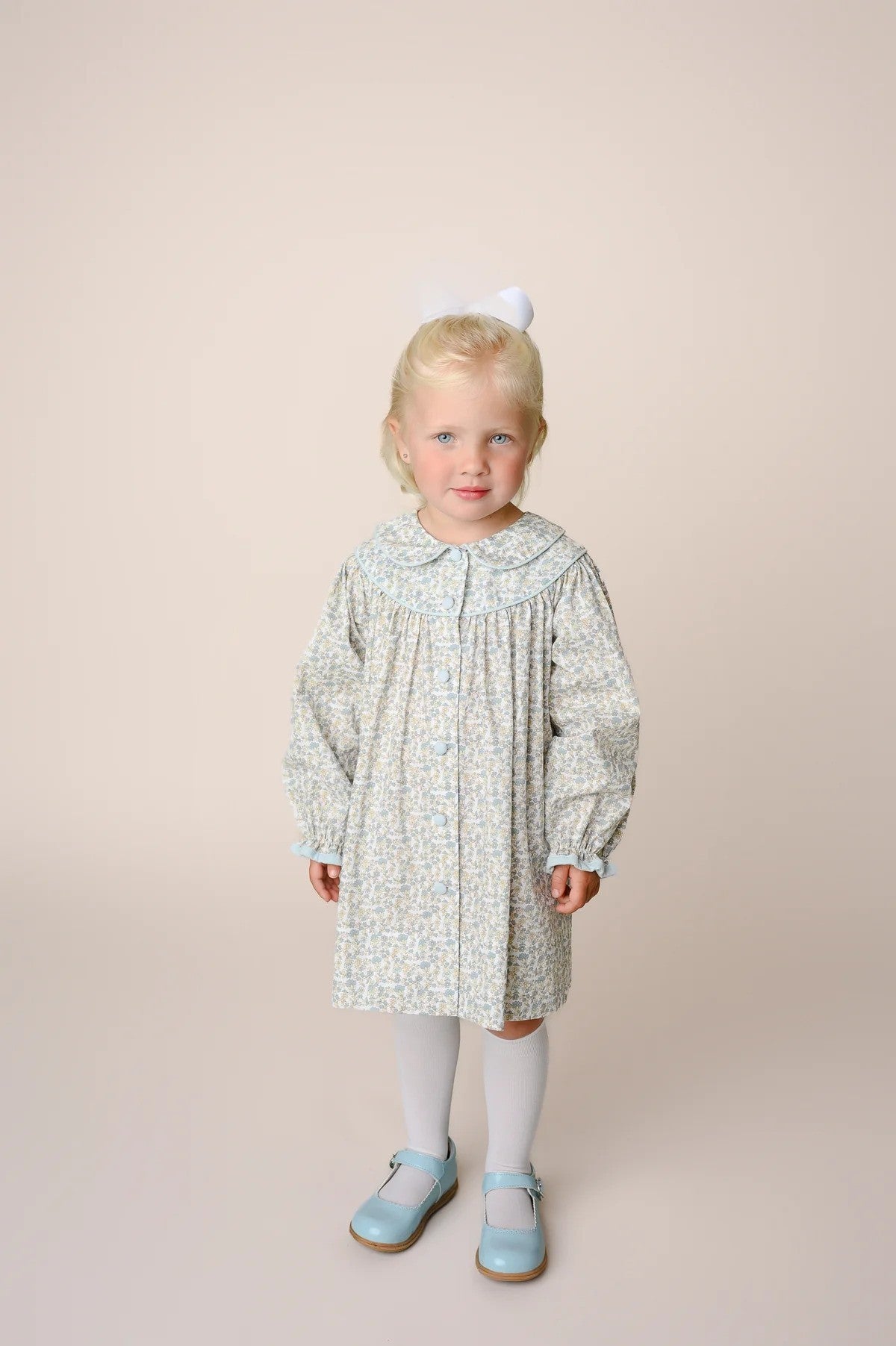 Lullaby Set Toddler Lullaby Set Girls Collette Dress - Whispering Floral Blooms