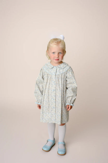 Lullaby Set Toddler Lullaby Set Girls Collette Dress - Whispering Floral Blooms