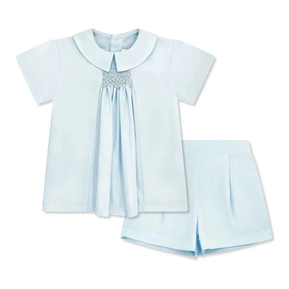 Lullaby Set James Short Set - Blessings Blue