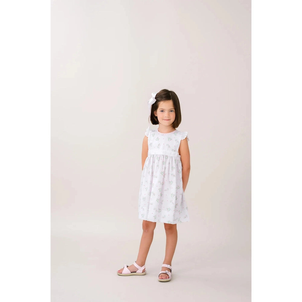 Lullaby Set Pinafore Dress - Love You Bunches, Peony Pink