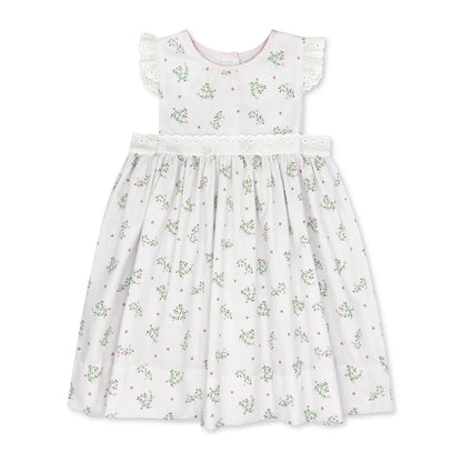 Lullaby Set Pinafore Dress - Love You Bunches, Peony Pink