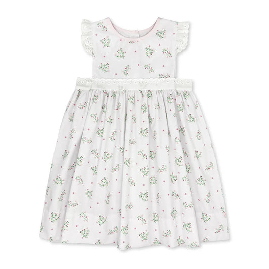 Lullaby Set Pinafore Dress - Love You Bunches, Peony Pink