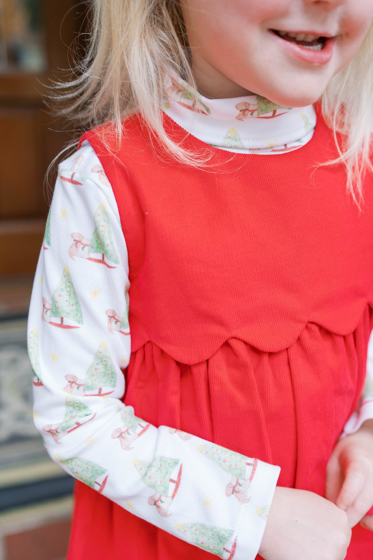 Lullaby Set Boys Shirts Lullaby Set Tiny Tot Turtleneck - Christmas Memories