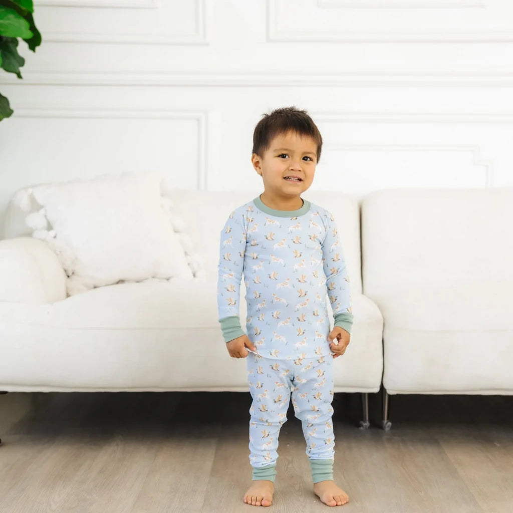 Magnolia Baby Boys Sleepwear Duck and Hound / 2 Toddler Luna & Arlo by Magnolia Baby Duck and Hound Long Pajamas
