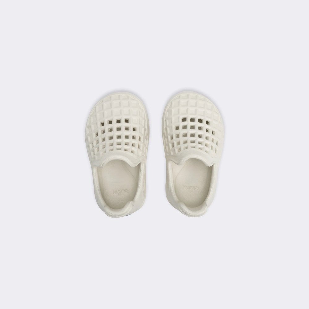 Lusso Cloud Scenario Kids Bone White Waterproof Slip On Shoe