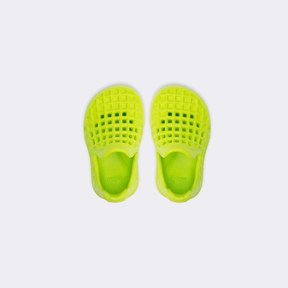Lusso Cloud Scenario Kids Volley Yellow Waterproof Slip On Shoe