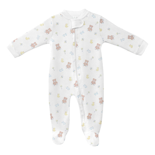 Lyda Baby Infant Preemie / Blue Baby Toys Lyda Baby Boys Baby Toys Zipper Footie