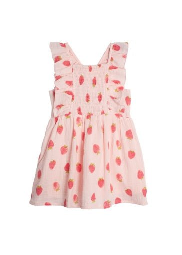 Mabel & Honey Apparel & Gifts 2 Toddler / Pink / SPRING 2024 Mabel & Honey Berrylicious Dress