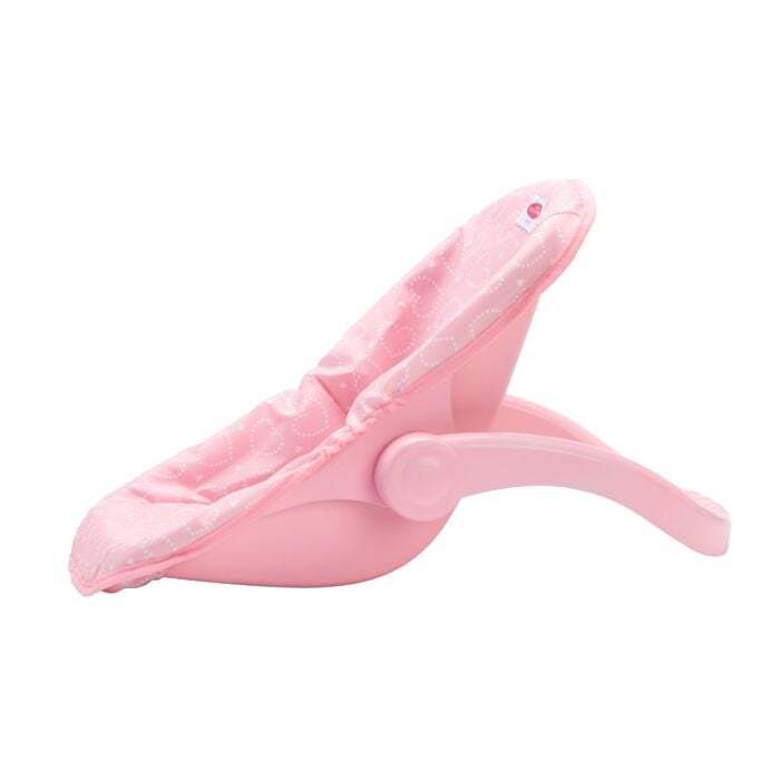 Madame Alexander Pink Hearts Doll Car Seat/Carrier