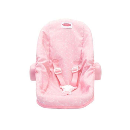 Madame Alexander Pink Hearts Doll Car Seat/Carrier