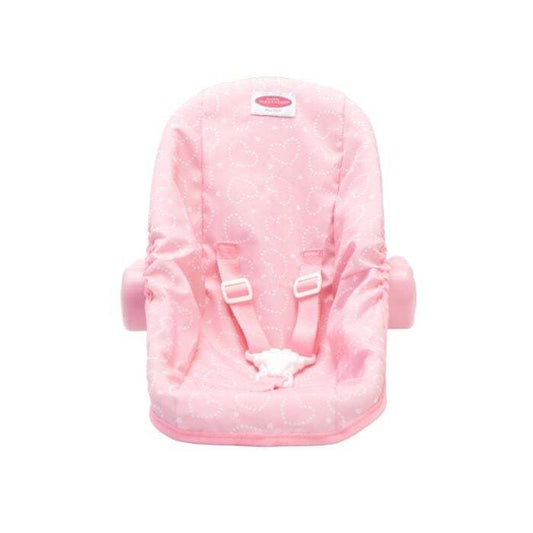Madame Alexander Pink Hearts Doll Car Seat/Carrier