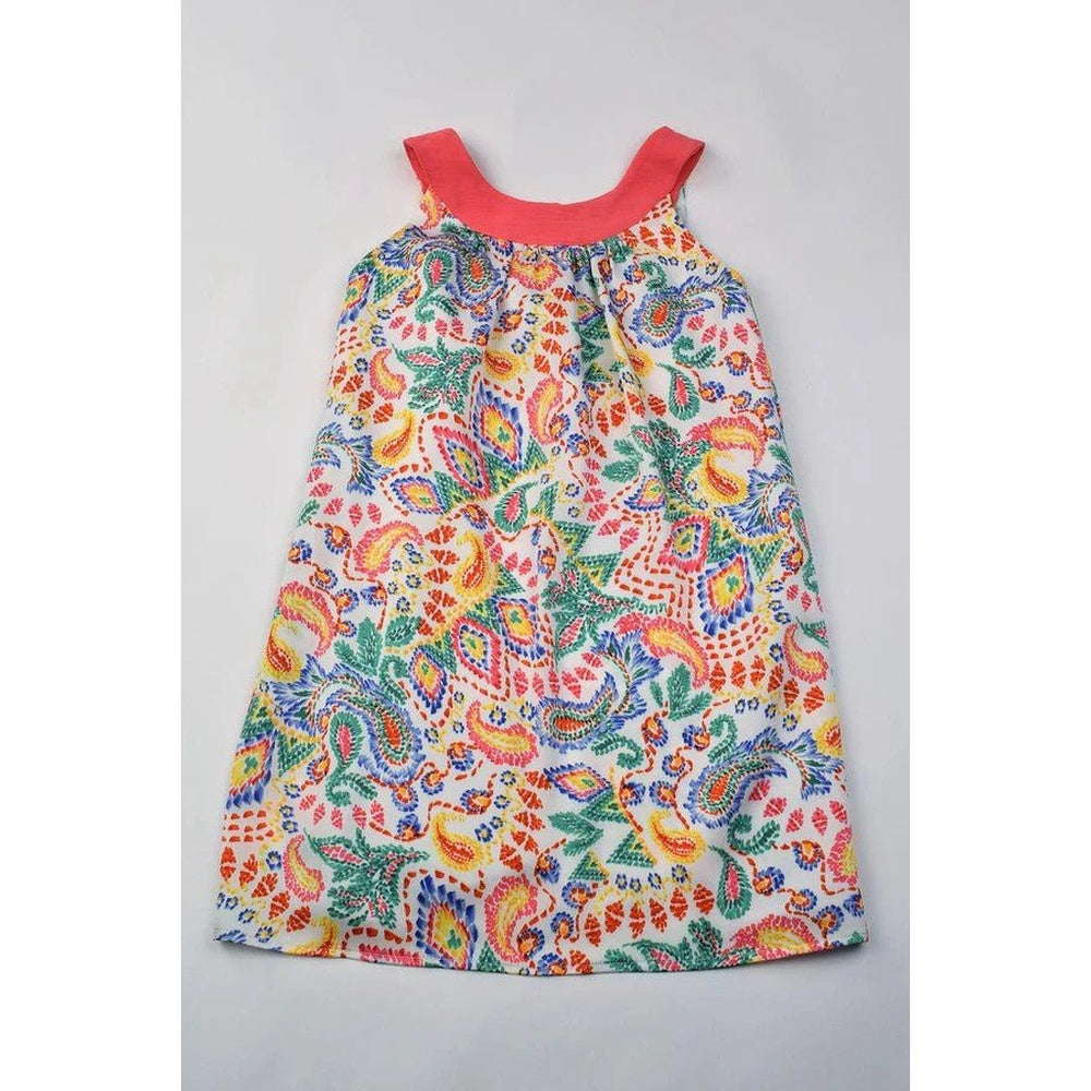 Maggie Breen Band Dress Bubble Print