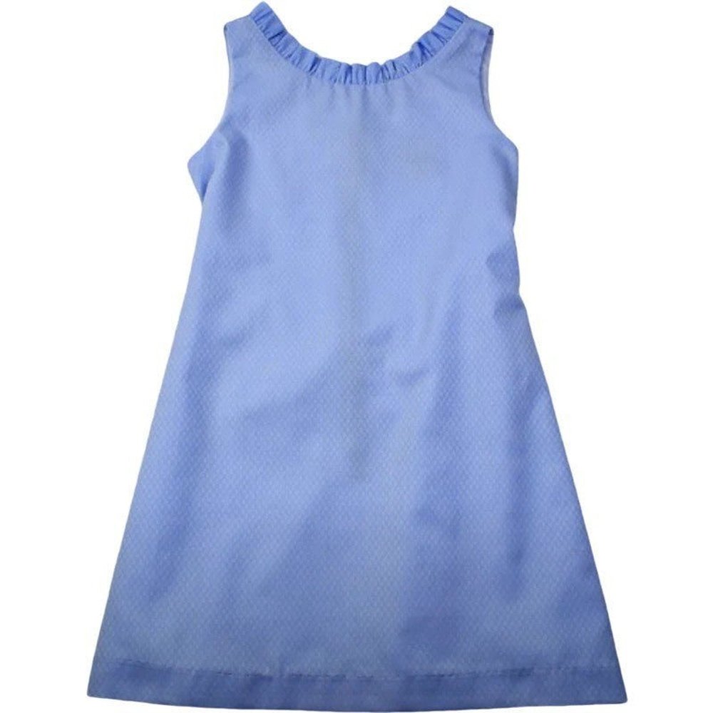 Maggie Breen Blue Dobby Aline Dress