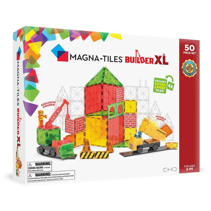 Magna-Tiles Builder XL: Trucks 50 Piece Set