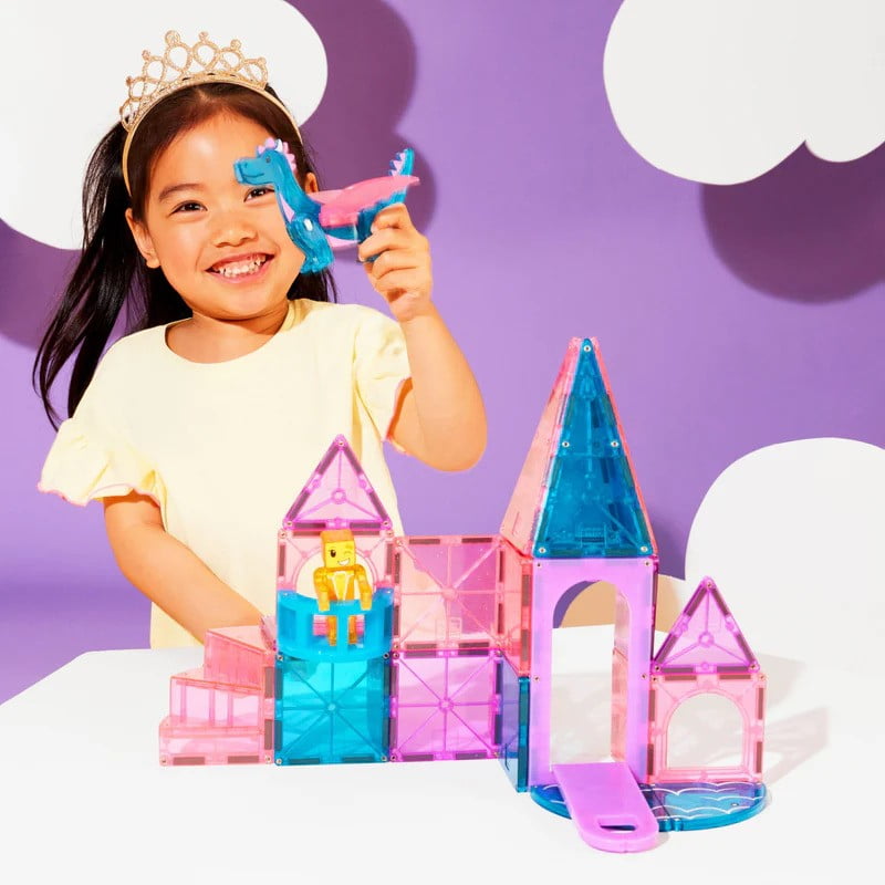Piece Set MAGNA-TILES Castle Kit Construction Magnétique 25 Pièces - Château De Rêve Pour Enfants Piece Set MAGNA-TILES Castle Kit Construction Magnétique 25 Pièces - Château De Rêve Pour Enfants