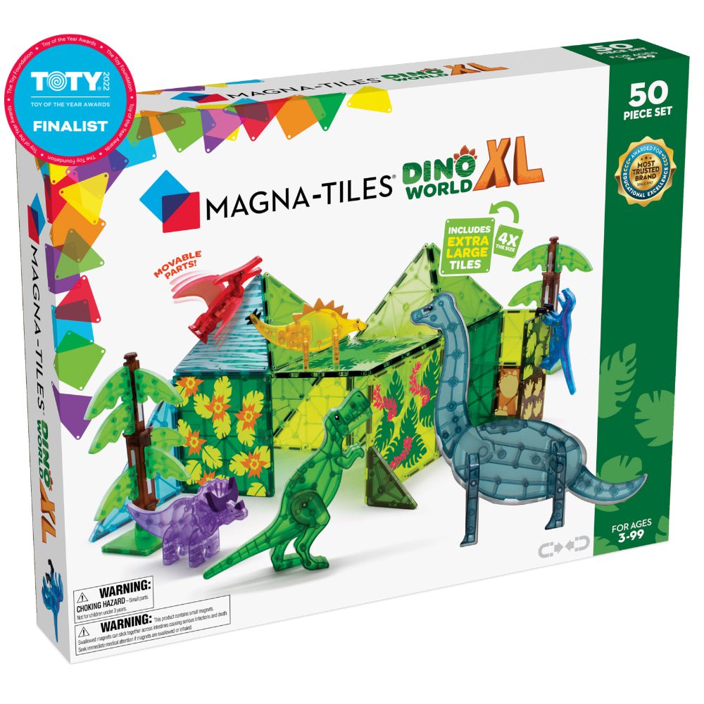 Magna-Tiles Dino World XL 50PC