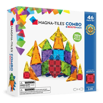 Magna-Tiles microMags 46 Piece Combo Set