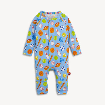 Magnetic Me Boys Apparel / Sleepwear / Infant Magnetic Me All Over Sports Modal Convertible Coverall
