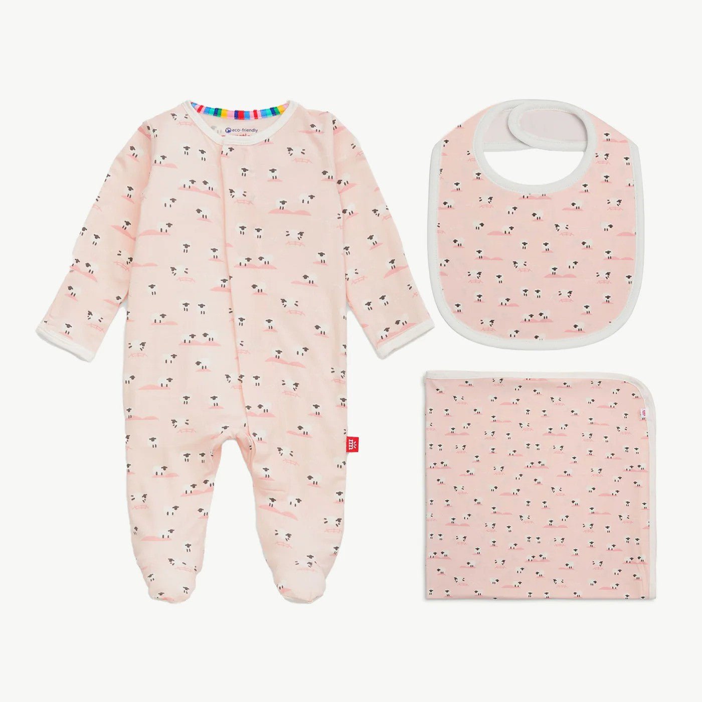 Magnetic Me Ba Ba Baby Pink Modal 3PC Goodnight Baby Gift Set