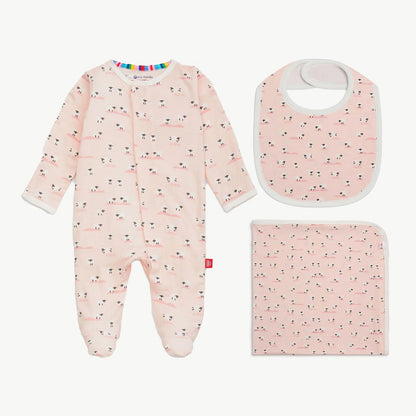Magnetic Me Ba Ba Baby Pink Modal 3PC Goodnight Baby Gift Set