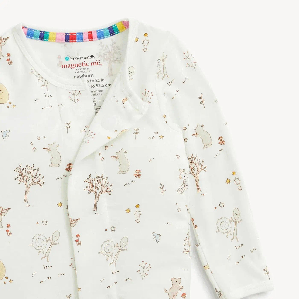 Magnetic Me Infant Sleepwear Unisex Magnetic Me Bedtime Rhymes Magnetic Modal Convertible Coverall