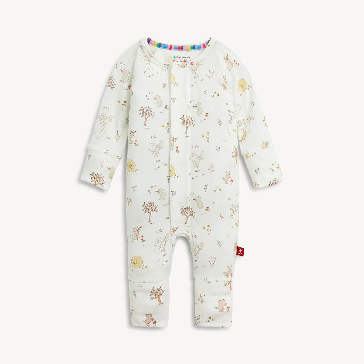 Magnetic Me Infant Sleepwear Unisex Magnetic Me Bedtime Rhymes Magnetic Modal Convertible Coverall