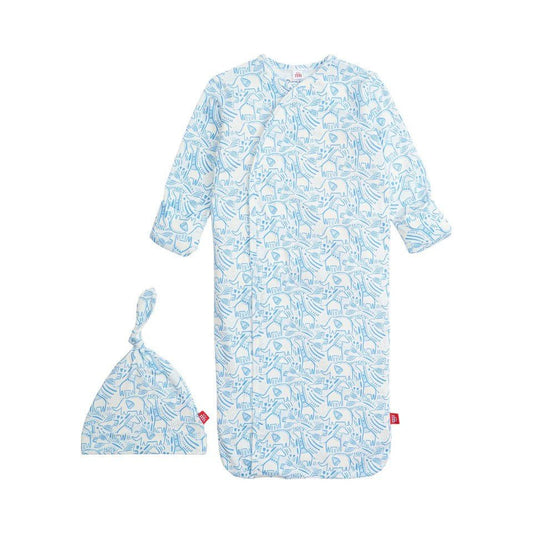 Magnetic Me Blue Herds Of A Feather Modal Magnetic Gown + Hat Set