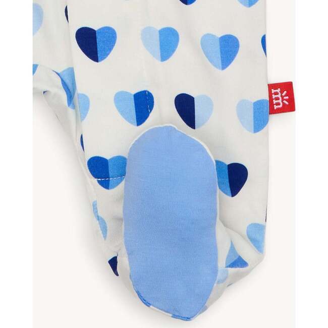 Magnetic Me Boys Apparel / Sleepwear / Infants Magnetic Me Blue XOXO Modal Footie