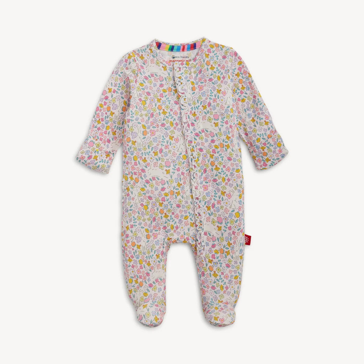 Magnetic Me Girls Apparel / Sleepwear / Infant Magnetic Me Bunny Blossom Magnetic Modal Footie