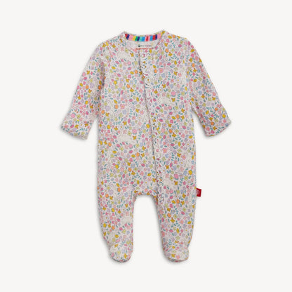 Magnetic Me Girls Apparel / Sleepwear / Infant Magnetic Me Bunny Blossom Magnetic Modal Footie