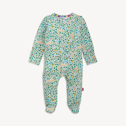 Magnetic Me Boys Apparel / Sleepwear / Infant Magnetic Me Bunny Garden Modal Magnetic Footie
