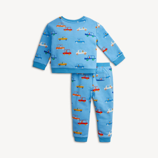Magnetic MeMagnetic Me Cars Blue Magnetic Sweatsuit W/Back Pocket SetBabysupermarket