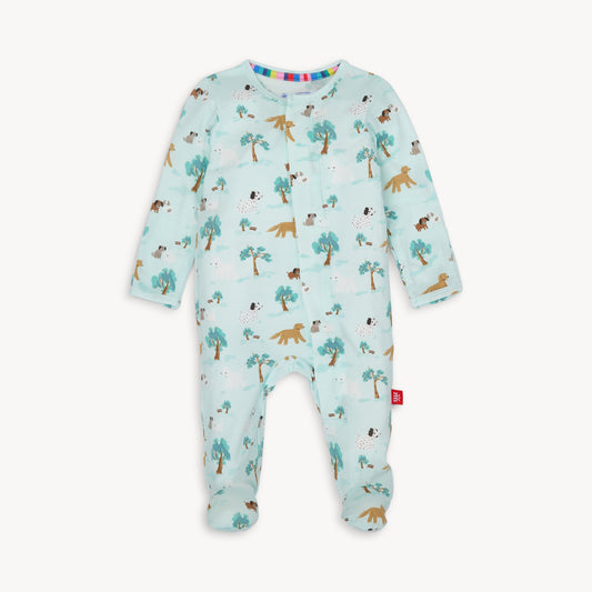 Magnetic Me Central Bark Modal Footie