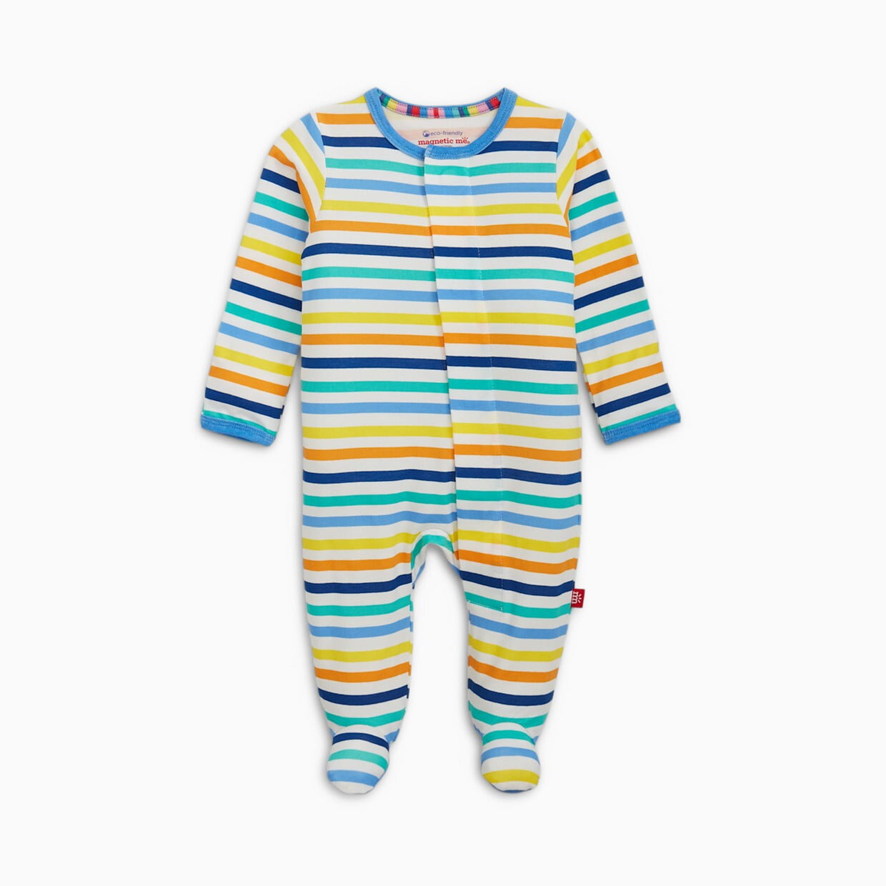 Magnetic MeMagnetic Me Cloud Stretch Footie - Boys Multi StripeBabysupermarket