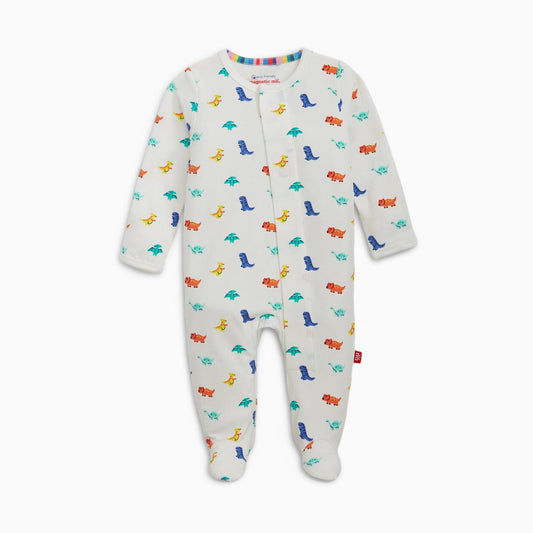 Magnetic MeMagnetic Me Cloud Stretch Footie - DinosBabysupermarket