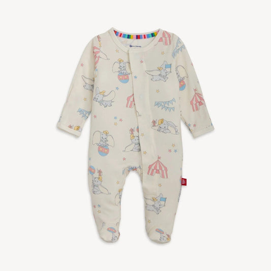 Magnetic Me Boys Apparel / Sleepwear / Infant Magnetic Me Dumbo Circus Modal Magnetic Footie