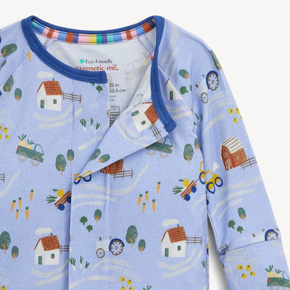 Magnetic Me Girls Apparel / Sleepwear / Infant Magnetic Me Farm To Cradle Magnetic Modal Convertible Coverall