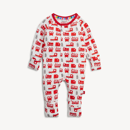 Magnetic Me Boys Apparel / Sleepwear / Infant Magnetic Me Fired Up Magnetic Modal Convertible Coverall
