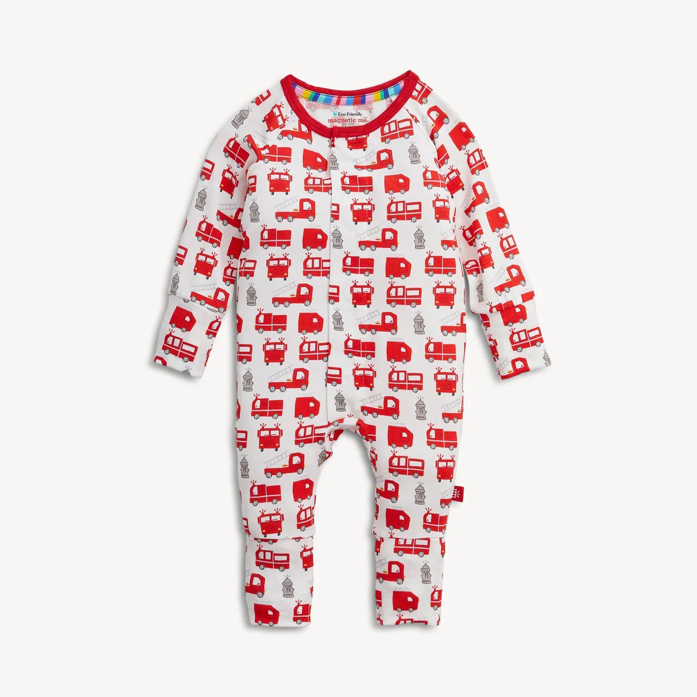 Magnetic Me Boys Apparel / Sleepwear / Infant Magnetic Me Fired Up Magnetic Modal Convertible Coverall