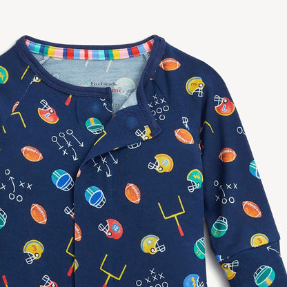 Magnetic Me Boys Apparel / Sleepwear / Infant Magnetic Me First Down Fun Modal Magnetic Coverall