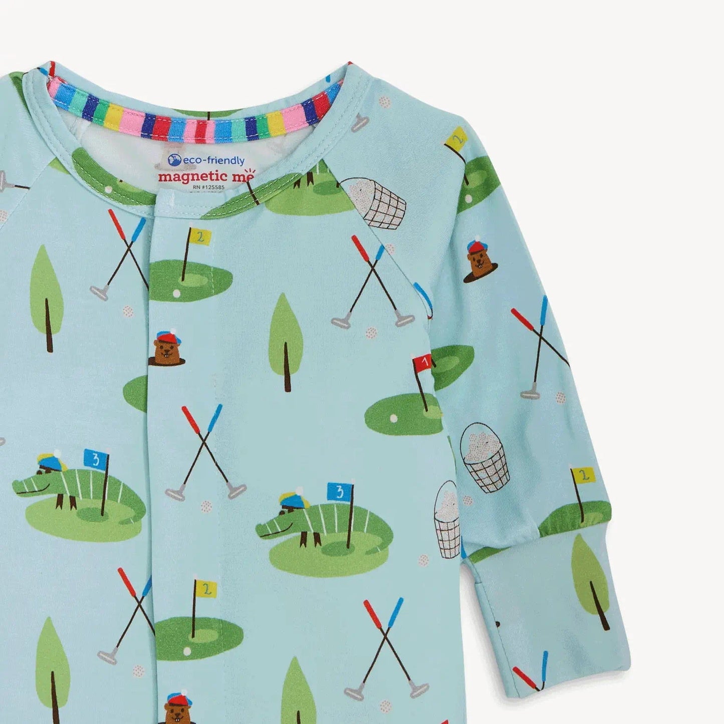 Magnetic Me Boys Apparel / Sleepwear / Infant Magnetic Me Gopher It Magnetic Modal Convertible Coverall