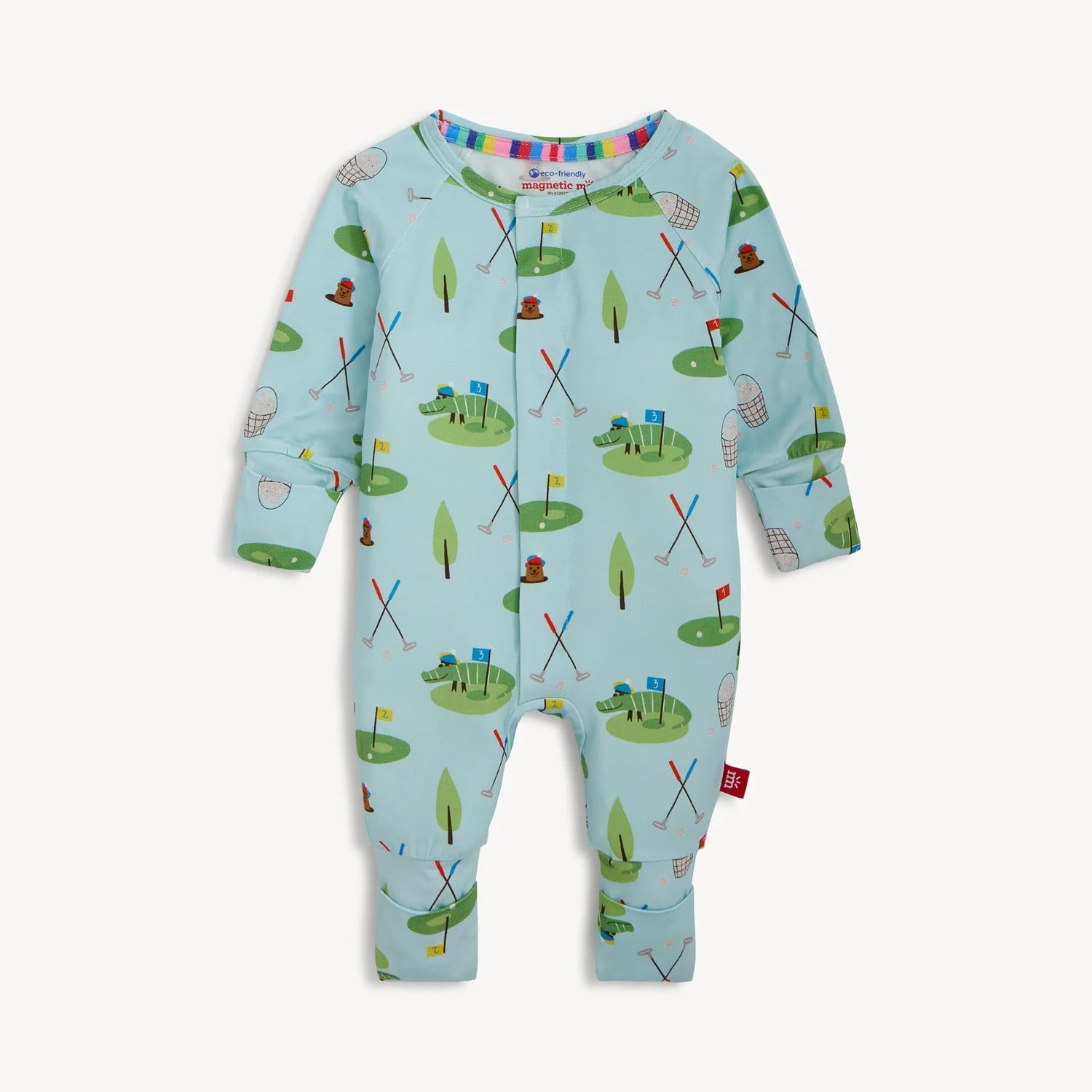 Magnetic Me Boys Apparel / Sleepwear / Infant Magnetic Me Gopher It Magnetic Modal Convertible Coverall