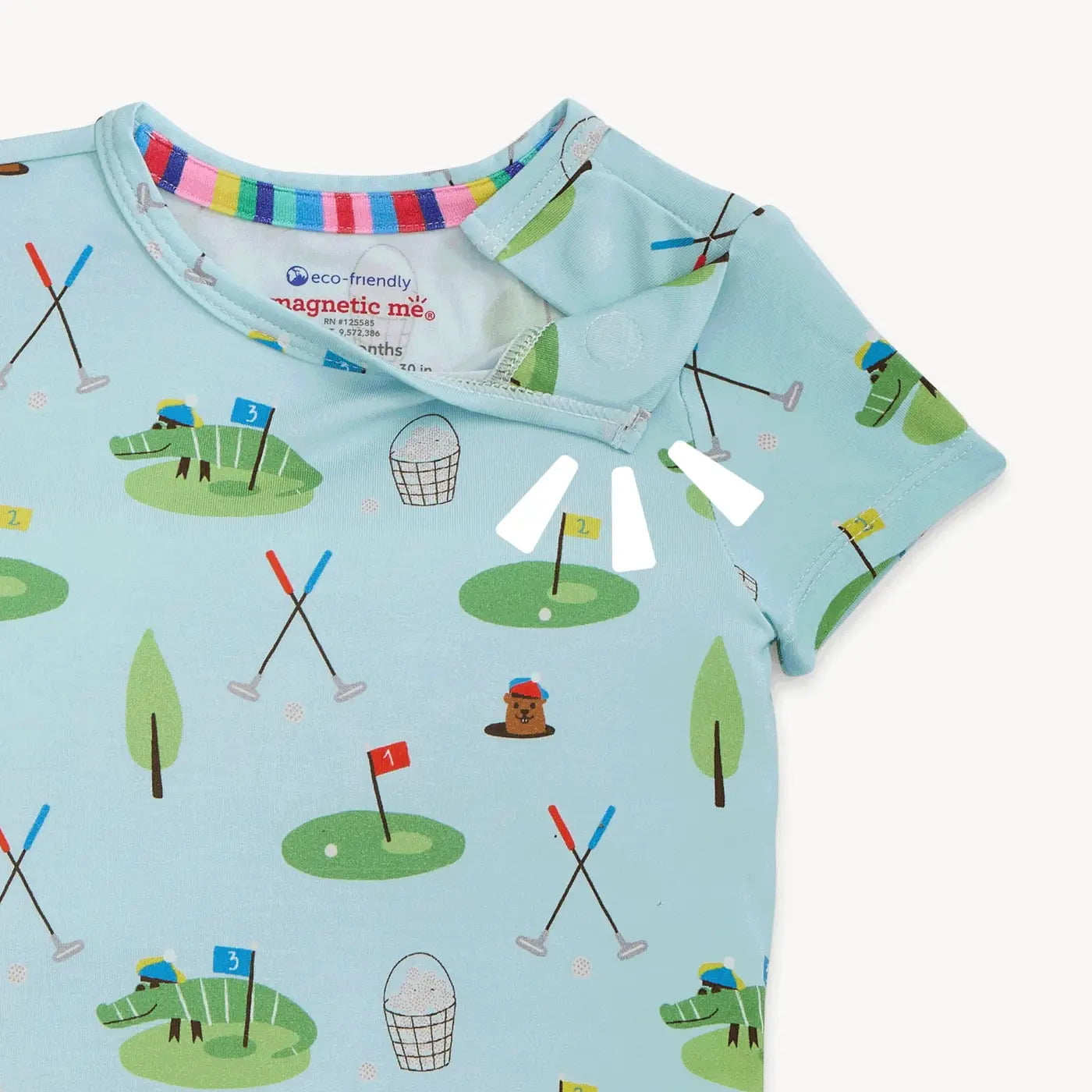 Magnetic Me Boys Apparel / Sleepwear / Kids Magnetic Me Gopher It Magnetic Modal L/S PJ Set