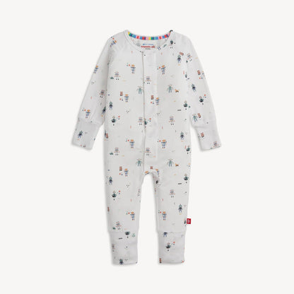 Magnetic Me Boys Apparel / Sleepwear / Infant Magnetic Me Love You A Bot Modal Convertible Coverall