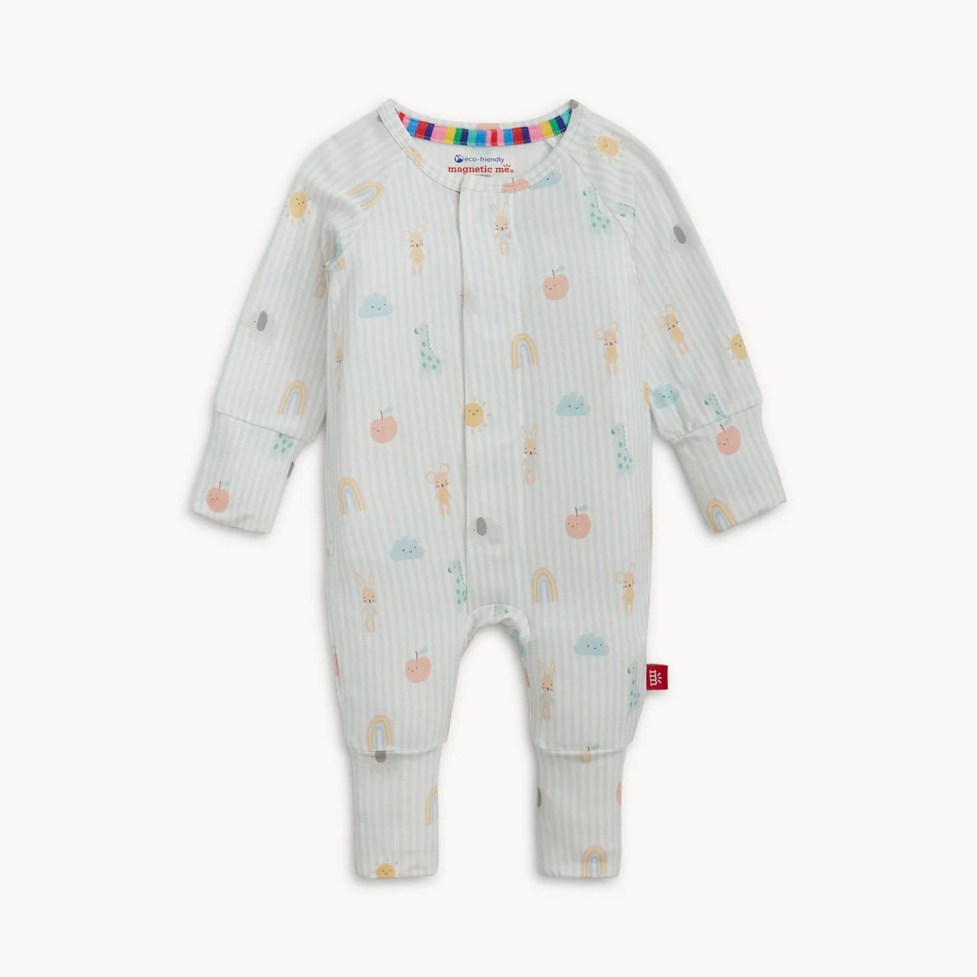 Magnetic Me Boys Apparel / Sleepwear / Infants Magnetic Me Lullaby Sky Blue Convertible Coverall