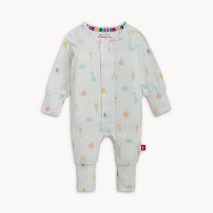 Magnetic Me Boys Apparel / Sleepwear / Infants Magnetic Me Lullaby Sky Blue Convertible Coverall