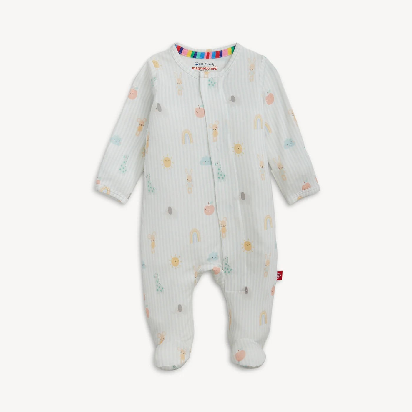 Magnetic Me Boys Apparel / Sleepwear / Infant Magnetic Me Lullaby Sky Blue Magnetic Modal Footie