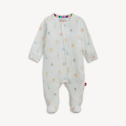 Magnetic Me Boys Apparel / Sleepwear / Infant Magnetic Me Lullaby Sky Blue Magnetic Modal Footie