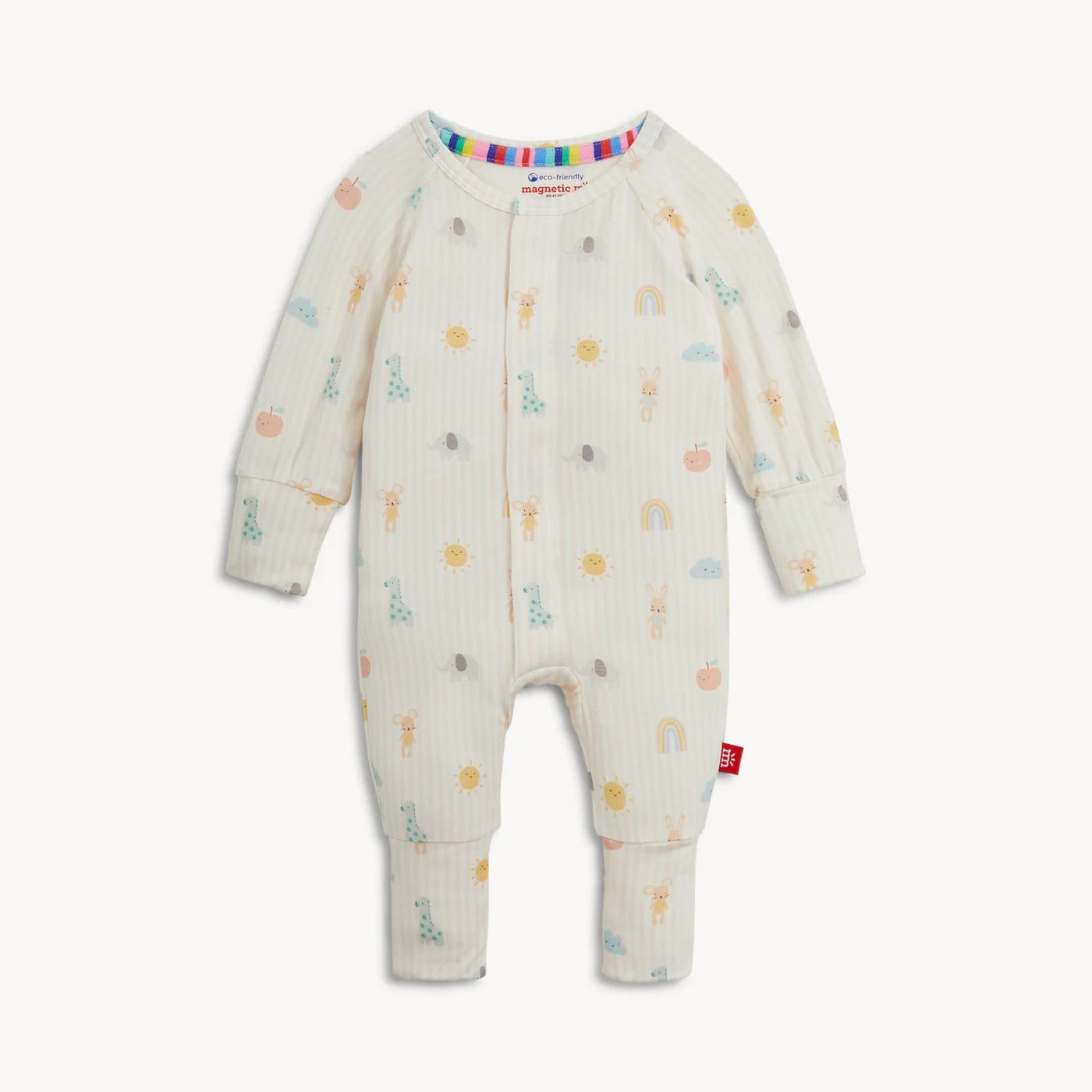 Magnetic Me Girls Apparel / Sleepwear / Infant Magnetic Me Lullaby Sky Pink Magnetic Modal Convertible Coverall