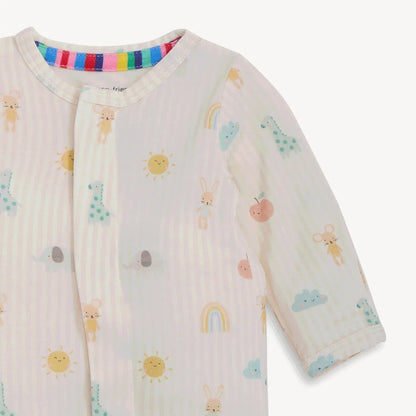 Magnetic Me Girls Apparel / Sleepwear / Infant Magnetic Me Lullaby Sky Pink Magnetic Modal Footie